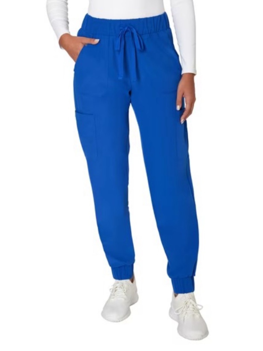 Hanes Women's Scrubs Drawstring Jogger Scrub Pants, Comfort Fit, Cargo Pockets